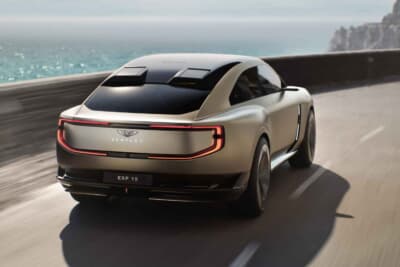 ベントレーEXP 15デザインビジョンコンセプト：フル電動AWDのグランドツアラーとして設計されている