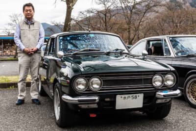 いすゞ ベレット1800GT：1987年に購入。次第に走行機会が減り、その後は約20年間、ガレージで眠ることとなった