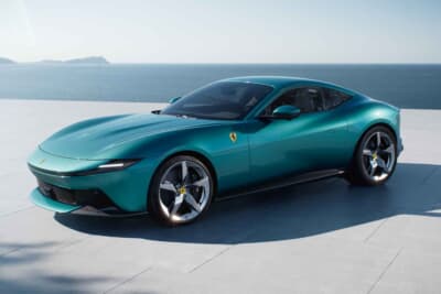 フェラーリ・アマルフィ:流麗なスピードフォルムと力強くダイナミックなキャラクターを描くボディ