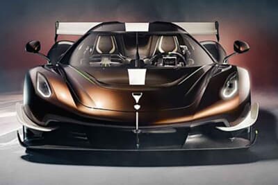 ケーニグセグ・サダイアーズスピア：どう見てもレーシングマシンのフロントセクション