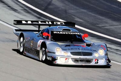 メルセデス ベンツ CLK‐LM:1988年FIA GT選手権。クラウス・ルートヴィヒ/リカルド・ゾンタ組は、CLK-LMでドライバーズチャンピオンを獲得した。写真は1998年10月25日、カリフォルニア州ラグナ・セカでのシーズン最終戦