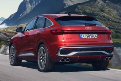 アウディQ5：SQ5は最高出力367ps、最大トルク550Nmを発揮する。ホイールには20インチY字スポークを採用
