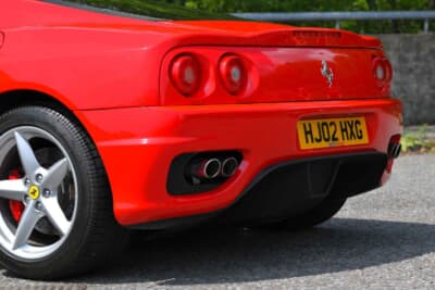 5万5200ポンド（邦貨換算1115万円）で落札されたフェラーリ「360モデナ」（C）Bonhams