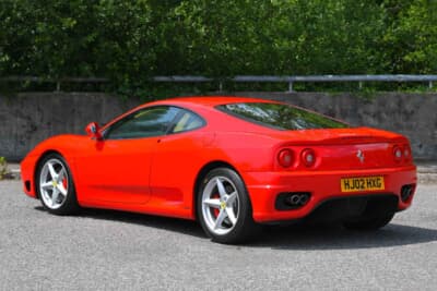 5万5200ポンド（邦貨換算1115万円）で落札されたフェラーリ「360モデナ」（C）Bonhams