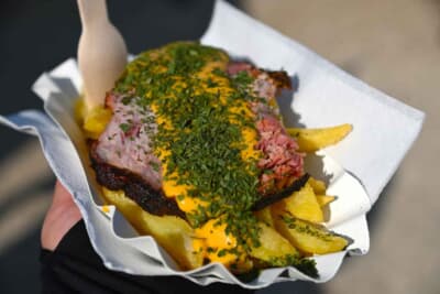 ポークと濃厚なチーズソースがたっぷりで激ウマでした