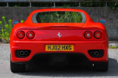 5万5200ポンド（邦貨換算1115万円）で落札されたフェラーリ「360モデナ」（C）Bonhams