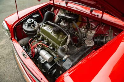 1万1500英ポンド(邦貨換算約230万円)で落札されたオースティン「ミニ1000」(C)Courtesy of RM Sotheby's