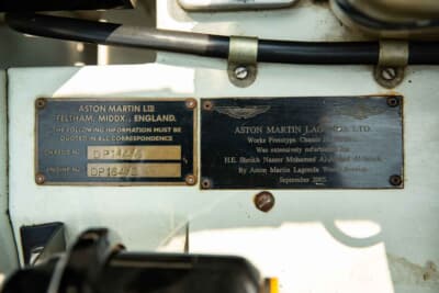42万1250英ポンド(邦貨換算約8380万円)で落札されたアストンマーティン「DB4 プロトタイプ」(C)Courtesy of RM Sotheby's