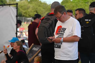 日本語Tシャツの方もちらほらお見掛けしました