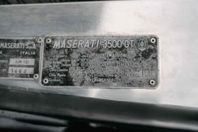 43万2500英ポンド（邦貨換算約8530万円）で落札されたマセラティ「3500GTスパイダー」（C）Courtesy of RM Sotheby's