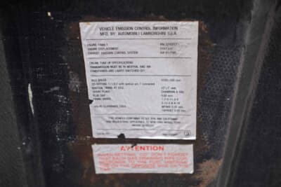  55万5000ドル（邦貨換算約8168万円）で落札されたランボルギーニ「カウンタック 25thアニバーサリー」（C）Courtesy of RM Sotheby's