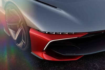 コルベット・カリフォルニアコルベットコンセプト：ワイドなホイール周りと細く切り込んだコルベットDNAを強調