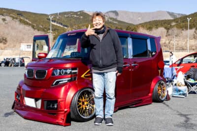 2012年式ホンダN-BOXとオーナーのカズさん