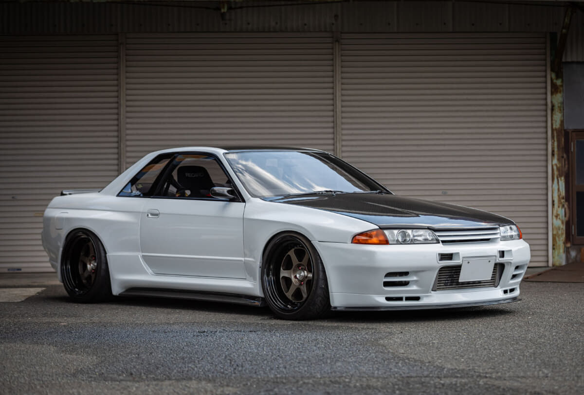 ワイドボディを装着したR32GT-R