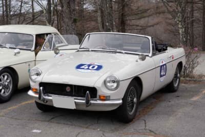 MG「B」:1962年から1980年までロングセラーモデルとなったMG「B」。小川さんの愛車は1971年式だ