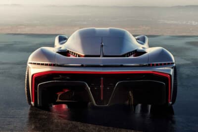 コルベット・カリフォルニアコルベットコンセプト：アクティブエアロスポイラートエアブレーキを搭載