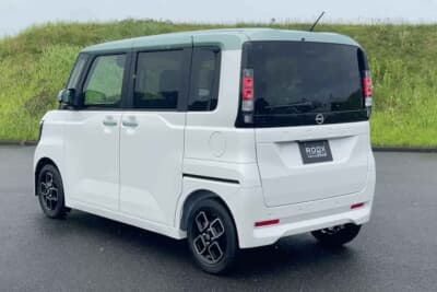 日産ルークス：デザインには「かどまる四角」というキャッチフレーズが冠され、いたるところに採用されている