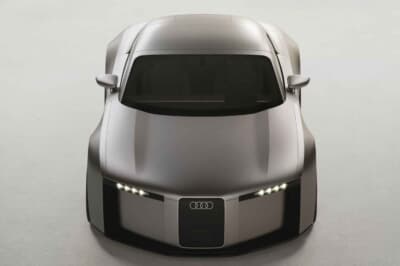 アウディ コンセプトC：細く垂直なバーティカルフレームは次世代のシングルフレーム