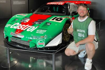 鈴鹿サーキットへも自らドライブで取材旅を楽しんだマルティン