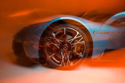 マセラティMCプーラ:ホイールセンター部はバーニッシュ加工のダイヤモンドカット仕様