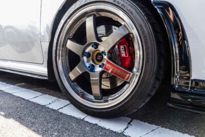 トヨタ GRヤリス：ホイールはRAYSボルクレーシングTE37 SLをチョイス