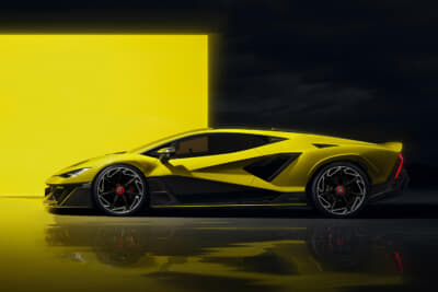 ランボルギーニ フェノメノ：両サイドの開口部で気流をコントロール