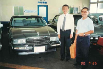 キャデラック セビル：納車日の写真