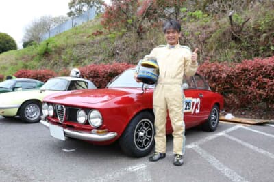 アルファ ロメオ 1750GTV：「オーナーもクルマと同じく普通なので、とくに目立ちません」と語る山田さん