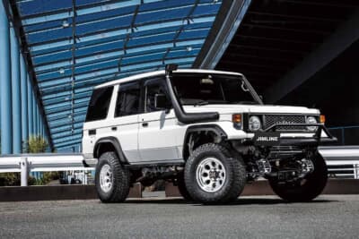 JIMLINE TYPE2:70や250以外にも40、60、80の標準ボディ&ワイドボディといった歴代ランクルにもマッチングする豊富なサイズ展開が嬉しい