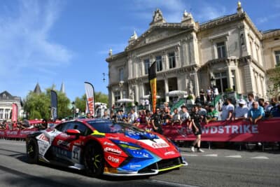 サポートレースのランボルギーニ・スーパートロフェオもパレードに参加