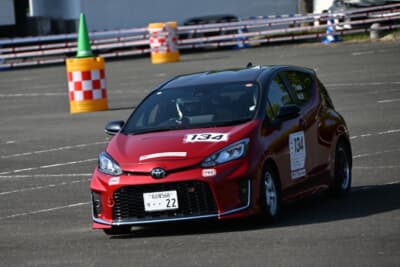 コースに自由度のあるパイロンコースの練習をしていなかったということで攻めあぐねる平林選手