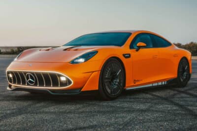 メルセデスAMG コンセプトAMG GT XX：フロントに1個、リアに2個のアキシャルフラックスモーターを搭載