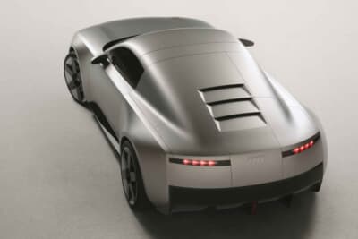 アウディ コンセプトC：3枚のスラットを設けたリアデッキはミッドシップスポーツを彷彿とさせる