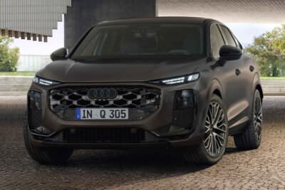 アウディQ3スポーツバック:薄いデザインのヘッドライトと大型のシングルフレームを組み合わせたフロントフェイス