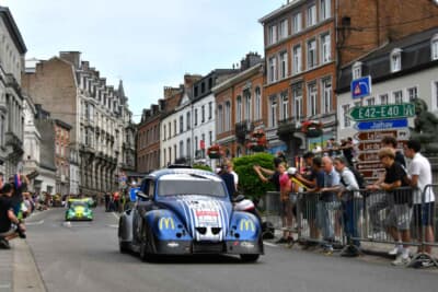 スパ24時間の翌週に開催されるファンカップの車両もPRとして一緒にパレードランに参加