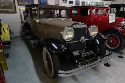 1929年 キッセル ホワイト イーグル：エンジン製造から自動車製造へと発展したキッセルは、とくにトラックや消防車で有名となった。ホワイト イーグルはスポーティなモデルとして位置づけられている