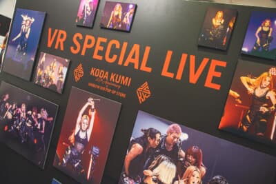 VRによるライブ体験が可能