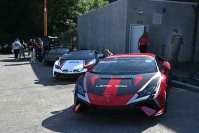 サポートレースのランボルギーニ・スーパートロフェオのオフィシャルカー