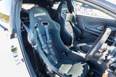 トヨタ GRヤリス：BRIDEのフルバケットを装着