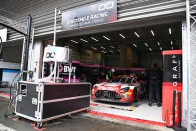 大雨に見まわれた最初のセッション