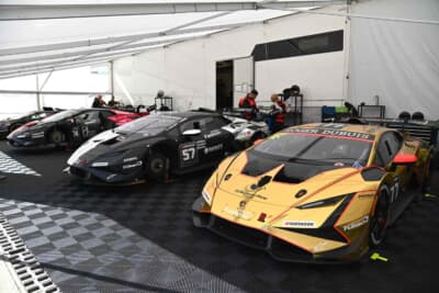 サポートレースのランボルギーニ・スーパートロフェオのチーム