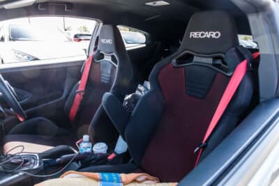 トヨタ GRヤリス:シートはRECARO製に交換されている