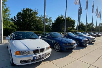 カブリオレもずらりと並ぶと迫力がありますね