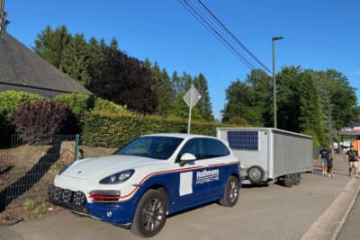 スパのサーキットで見かけたポルシェ