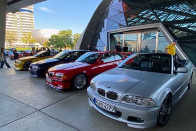 ヤンチャそうなイメージのBMWカスタムも