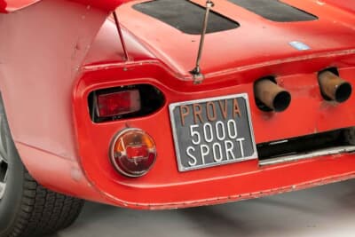 44万5000ドル（邦貨換算約6540万円）で落札されたデ・トマソ「5000スポルト」（C）Courtesy of RM Sotheby's