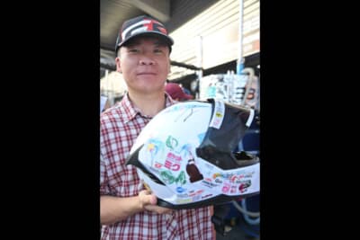 中国から駆け付けたという熱心なグッドスマイルレーシングと初音ミクのファン