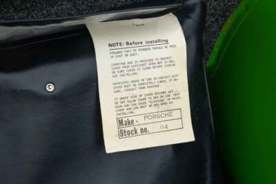 オークション終了後に6万4400ドル（邦貨換算約950万円）で販売されたポルシェ「914」（C）Courtesy of Broad Arrow