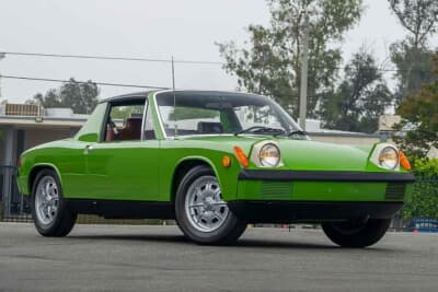 オークション終了後に6万4400ドル（邦貨換算約950万円）で販売されたポルシェ「914」（C）Courtesy of Broad Arrow