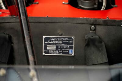 44万5000ドル（邦貨換算約6540万円）で落札されたデ・トマソ「5000スポルト」（C）Courtesy of RM Sotheby's